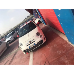 FIAT 500 ABARTH GRILL TRIM RUNNING BLACK STAINLESS STEEL MATTE