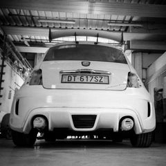Abarth 500 / 595 / 695 Biposto Style Rear Bumper + Rear Diffuser + Abarth Style Grille - Cadamuro