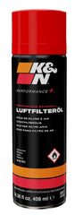 K&N Air Filter Oil 14.36 fl oz/408 ml Aerosol Spray- Non-US (99-0518EU)