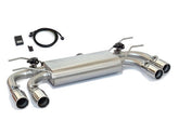 Abarth 124 Spider Ragazzon 2.75" Valved Exhaust Rear Section-Exhausts-Ragazzon-80mm Polished-Purdue Performance
