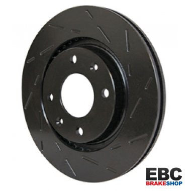 Abarth 500 EBC Ultimax Grooved Front Brake Discs-Brake Discs-EBC Brakes-Purdue Performance