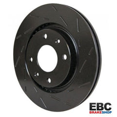 Abarth 500 EBC Ultimax Grooved Front Brake Discs-Brake Discs-EBC Brakes-Purdue Performance