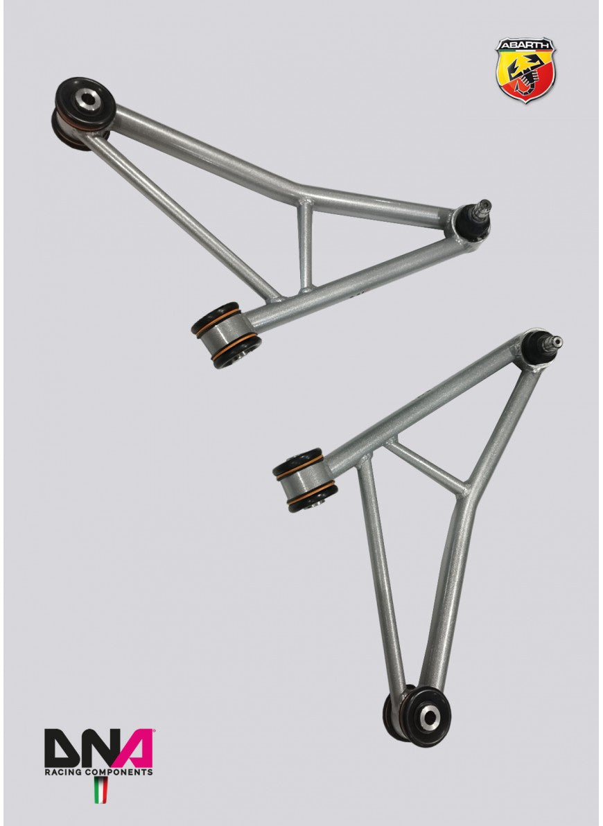 Abarth 500 EU 2008- DNA Racing Front Suspension Arm Kit-Suspension Arms-DNA Racing-Purdue Performance