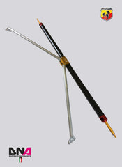 Abarth 500 EU DNA Racing Carbon Fibre Rear Strut Brace with Tie Rods Kit-Vehicle Braces-DNA Racing-Purdue Performance