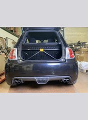 Abarth 500 EU DNA Racing Carbon Fibre Rear Strut Brace with Tie Rods Kit-Vehicle Braces-DNA Racing-Purdue Performance