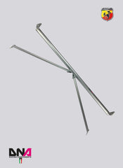 Abarth 500 EU DNA Racing Rear Strut Brace with Tie Rods Kit-Vehicle Braces-DNA Racing-Purdue Performance