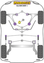 Abarth 500 Powerflex Lower Torque Mount Road/Fast Road/Black Series-Powerflex-Powerflex-Purdue Performance