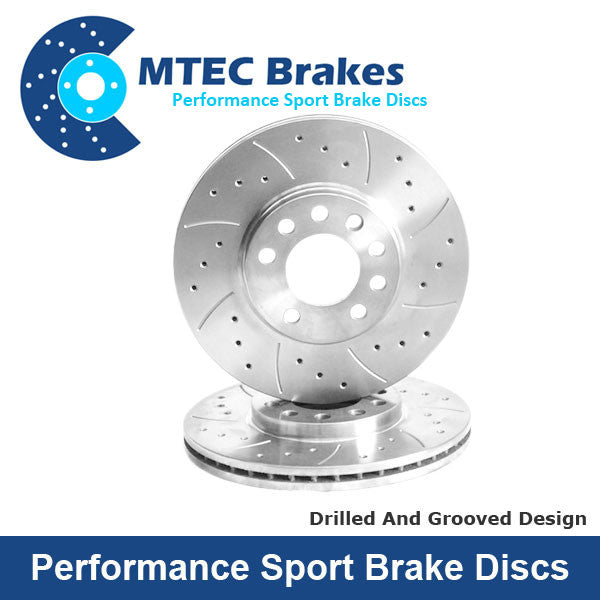 Abarth 500/595 MTEC Front Brake Discs-Brake Discs-MTEC-Drilled & Grooved-Yes (+£14)-Standard Bosch-Purdue Performance