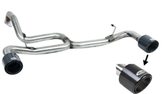 Abarth 500/595 Magneti Marelli Bombardone Rear Section-Exhausts-Magneti Marelli-R2C Carbon-Purdue Performance
