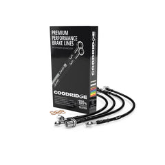 Abarth 500/595/695 Goodridge Brake Line Kit-Brake Lines-Goodridge-Black-Purdue Performance