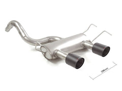 Abarth 500/595/695 Ragazzon Non-Res/Resonated Centre Exit Rear Section-Centre Section-Ragazzon-Resonated-Carbon Tips 2x100mm-Purdue Performance
