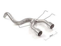 Abarth 500/595/695 Ragazzon Non-Res/Resonated Centre Exit Rear Section-Centre Section-Ragazzon-Non-Resonated-Polished Tips 2x102mm-Purdue Performance