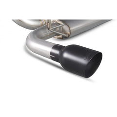 Abarth 500/595/695 Scorpion Non-Resonated Cat-Back Exhaust-Exhaust System-Scorpion Exhausts-IHI Turbo-Black Ceramic 100mm Daytona Tips-Purdue Performance