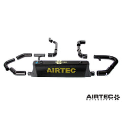 Abarth 595 Airtec Intercooler Upgrade-Intercoolers-Airtec Motorsport-Gloss Black-Pro-Series Black-Plain - No Logo-Purdue Performance