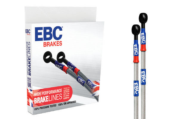Abarth Grande Punto EBC Brakes Brake Line Set (FULL KIT)-Brake Lines-EBC Brakes-Purdue Performance
