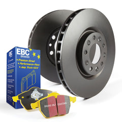 Abarth Grande Punto / Evo EBC Front Brake Disc and Pad Kit-Disc and Pad Kit-EBC Brakes-Purdue Performance