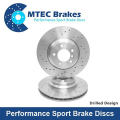 Abarth Grande Punto / Evo MTEC Front Brake Discs-Brake Discs-MTEC-Drilled Only-Yes (+£14)-Purdue Performance