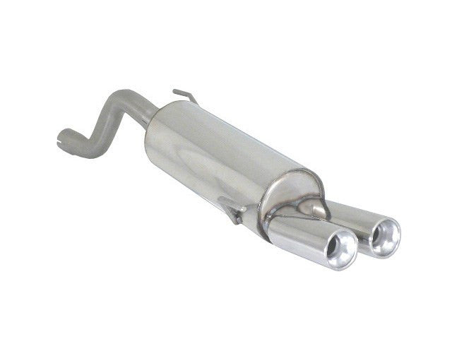 Abarth Grande Punto / Evo Ragazzon Exhaust Rear Section-Exhausts-Ragazzon-Resonated 2x80mm Tips-Purdue Performance