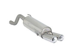 Abarth Grande Punto / Evo Ragazzon Exhaust Rear Section-Exhausts-Ragazzon-Resonated 2x80mm Tips-Purdue Performance