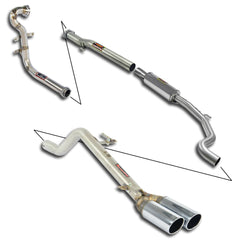 Abarth Grande Punto / Evo SuperSprint Exhaust-Exhaust System-Super Sprint-Purdue Performance