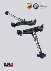 Abarth Grande Punto/Evo DNA Racing Front Adjustable Suspension Arm Kit-Suspension Arms-DNA Racing-Purdue Performance