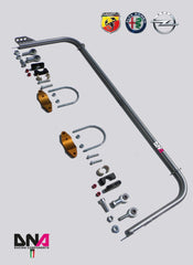 Abarth Grande Punto/Evo DNA Racing Rear Adjustable Torsion Bar Kit-Vehicle Braces-DNA Racing-Purdue Performance