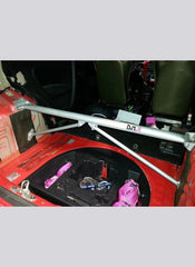 Abarth Grande Punto/Evo DNA Racing Rear Strut Bar with Tie Rods Kit-Vehicle Braces-DNA Racing-Purdue Performance