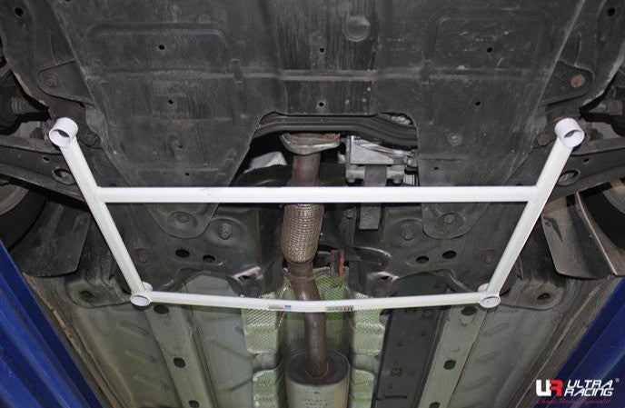 Abarth/Fiat 500 Ultra Racing Front Lower Brace-Vehicle Braces-Ultra Racing-Purdue Performance