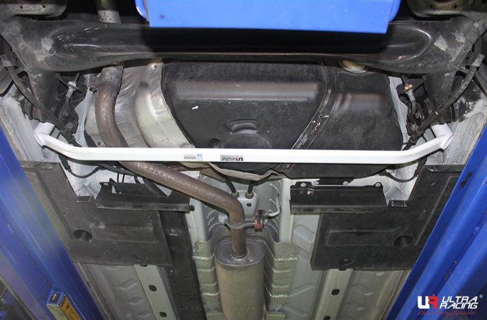 Abarth/Fiat 500 Ultra Racing Rear Lower Brace-Vehicle Braces-Ultra Racing-Purdue Performance