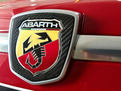 Abarth 500 / 595 / 695 Front Logo Frame - Carbon Fibre