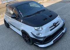 CHD TUNING "CATTIVO" ANGRY VENTED BONNET/HOOD FOR ABARTH 500 / 595 / 695