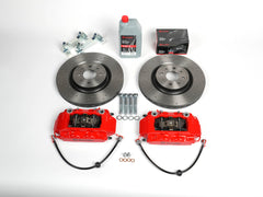 Abarth 330mm Genuine Brembo Uprated 4 Pot Front Brake Kit for 500 / 595 / 695