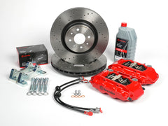 Abarth 330mm Genuine Brembo Uprated 4 Pot Front Brake Kit for 500 / 595 / 695