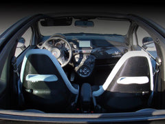 Abarth 500 / 595 / 695 Sabelt Seat Cover Shell Set - Carbon Fibre
