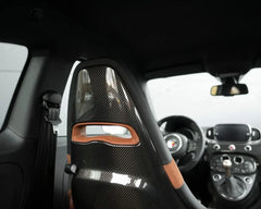 Abarth 500 / 595 / 695 Sabelt Seat Cover Shell Set - Carbon Fibre