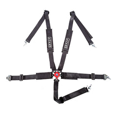 LUKE Professional 5 Point Harness/6 Point Harness-Harnesses-Corbeau-Pro 5 Point Harness-Black-Purdue Performance