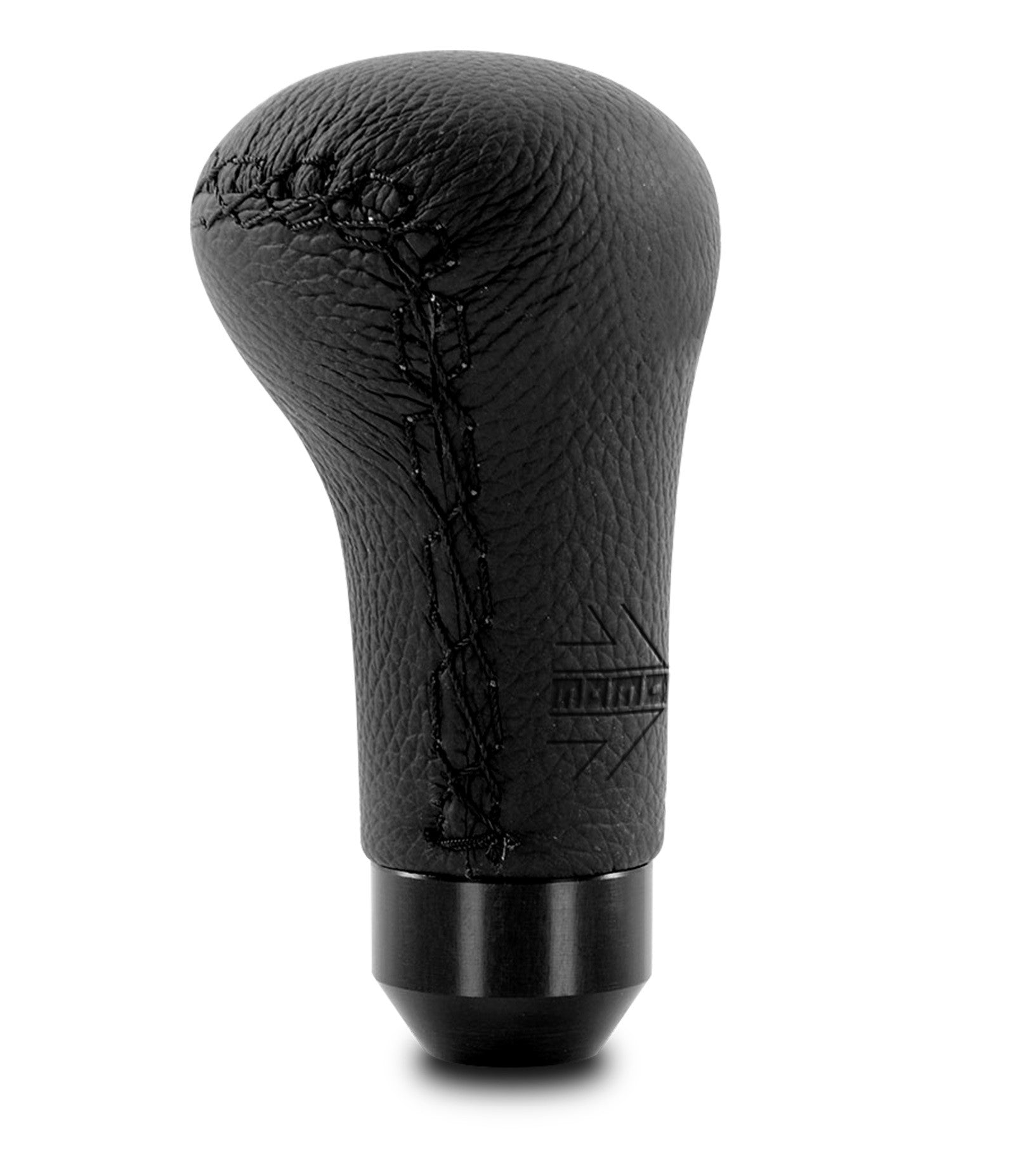 Momo Anatomico Long Gear Knob - Black Leather-Gear Knobs-Momo-Purdue Performance