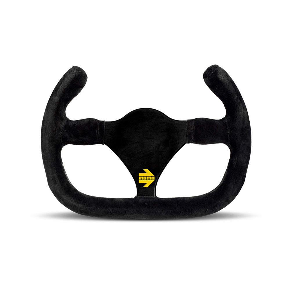 Momo Mod. 27/C Steering Wheel - Black Suede 270mm Diameter-Steering Wheels-Momo-Purdue Performance