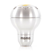 Momo SK 51 Gear Knob - Gloss Silver Aluminium-Gear Knobs-Momo-Purdue Performance