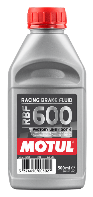 Motul RBF 600 Factory Line Racing Brake Fluid 500ml-Brake Fluid-Motul-Purdue Performance