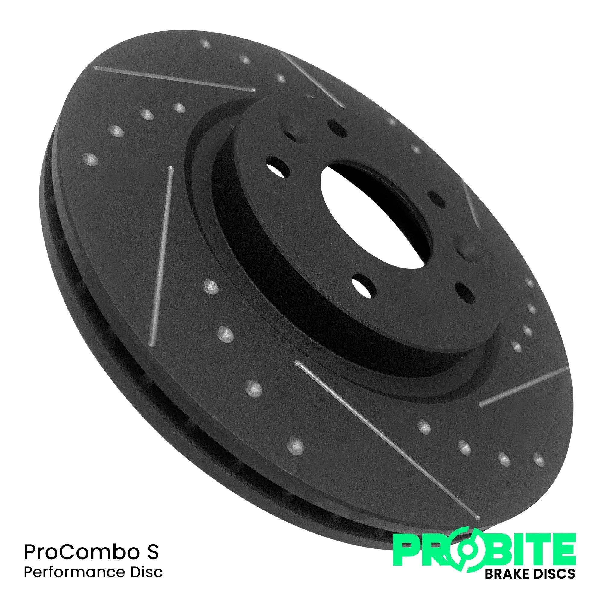 Probite Performance Front discs (pair) 124 Spider-Brake Discs-ProBite-Black-ProCombo-S-Purdue Performance