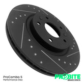 Probite Performance Front discs (pair) 124 Spider-Brake Discs-ProBite-Black-ProCombo-S-Purdue Performance