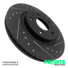 Probite Performance Front discs (pair) Punto Grande/Evo-Brake Discs-ProBite-Black-ProCombo-S-Purdue Performance