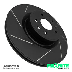 Probite Performance Rear Discs (pair) 124 Spider-Brake Discs-ProBite-Black-ProGroove-S-Purdue Performance