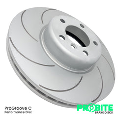 Probite Performance Rear Discs (pair) 124 Spider-Brake Discs-ProBite-Silver-ProGroove-C-Purdue Performance