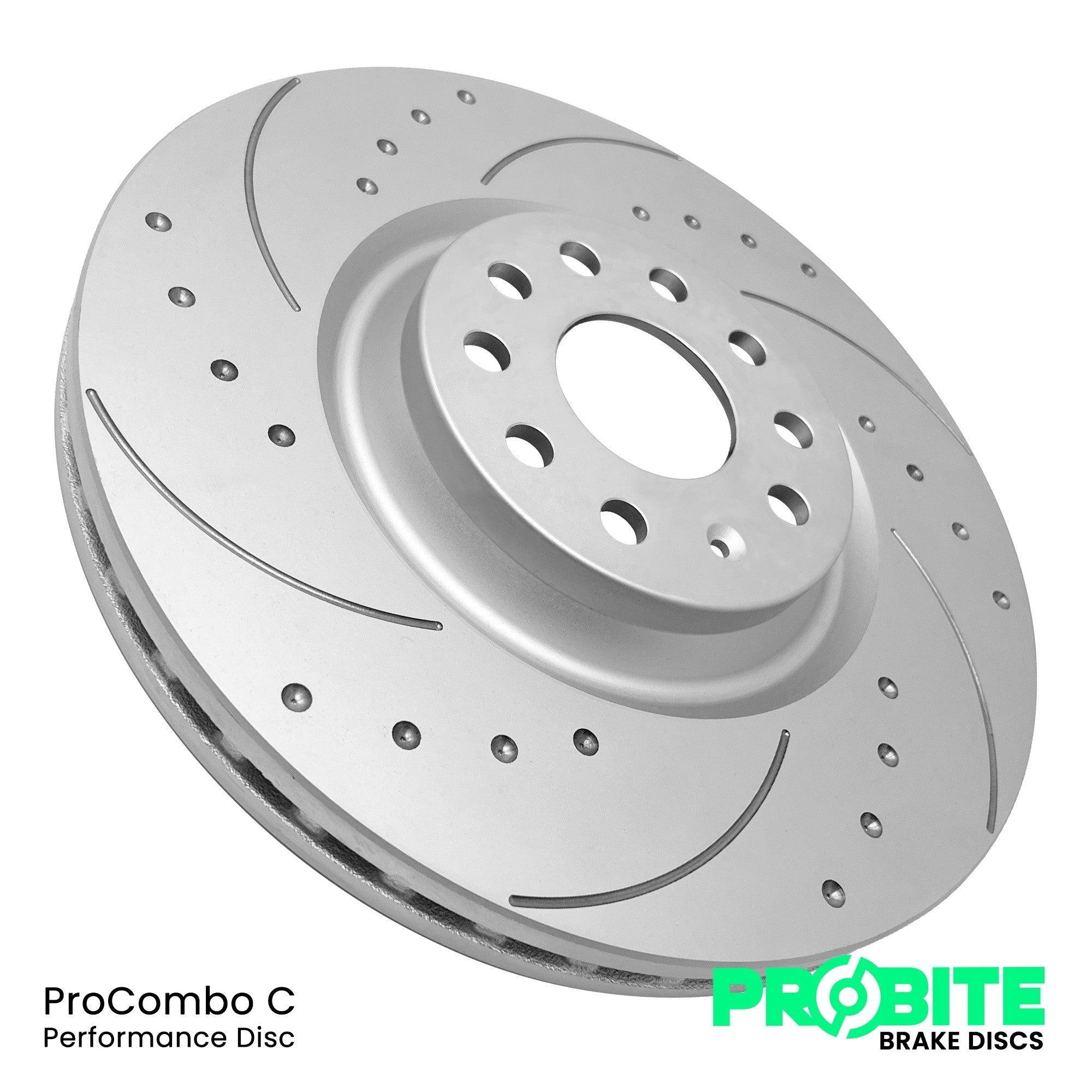 Probite Performance Rear Discs (pair) 124 Spider-Brake Discs-ProBite-Silver-ProCombo-C-Purdue Performance