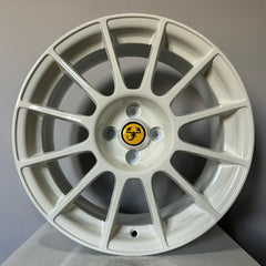 Set of 4 Abarth Esseesse Style Alloy Wheels 17" For Abarth 500/595/695-4 x 98-Purdue Performance-White-Purdue Performance