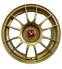 Set of 4 Abarth Lightweight Racing Style Alloys-4 x 98-Purdue Performance-Gold-16"-Purdue Performance