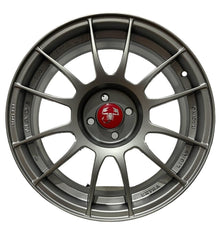 Set of 4 Abarth Lightweight Racing Style Alloys-4 x 98-Purdue Performance-Anthracite-16"-Purdue Performance