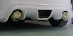 Abarth 500 / 595 / 695 Biposto Style Rear Diffuser + Abarth Style Grille (For Cadamuro Biposto Bumper Only) - Cadamuro